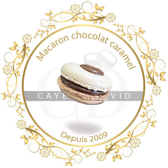 Macaron de Paris chocolat caramel 