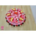 Kit montage gâteau de bonbons  anniversaire fille