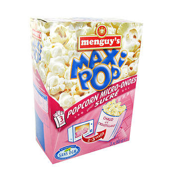 Popcorn micro-ondes sucré 3*90g