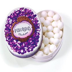 Anis parfum violette - boite ovale fer collection 50g