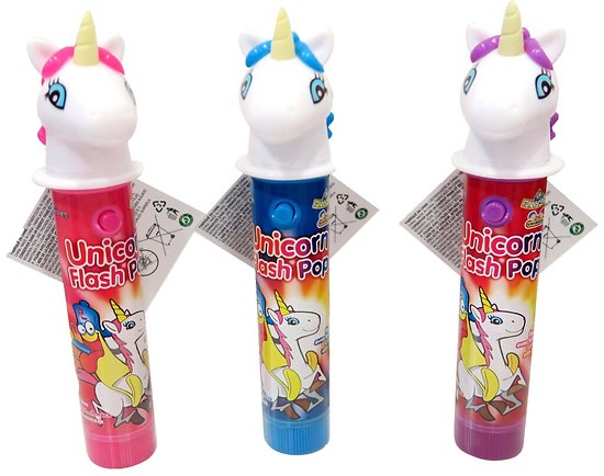 Sucette Unicorn Licorne flash pop