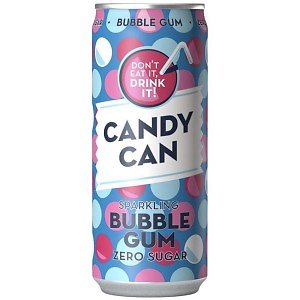 Candy can Bubble gum sans sucre 33cl