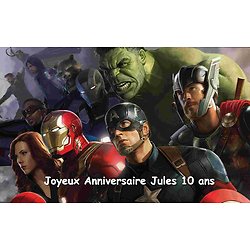 Plaque Azyme Avengers