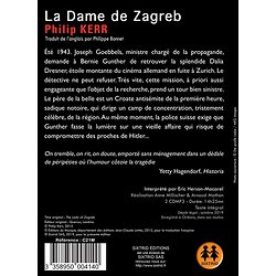 La dame de Zagreb ( Philip KERR ) - Livre audio