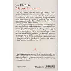 Léo Ferré - Poète et rebelle ( Jean-Éric PERRIN )