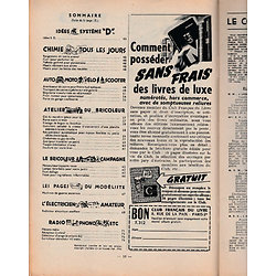 SYSTÈME D - LA REVUE DES BRICOLEURS - N°133 - 01-1957
