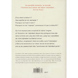 Les mystères de l'alphabet - L'origine de l'écriture ( Marc-Alain OUAKNIN ) - Grand format broché