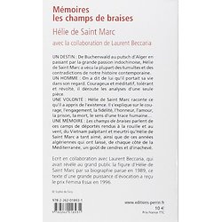 Mémoires - Les champs de braises ( Hélie DE SAINT-MARC ) - Poche