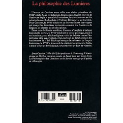La philosophie des Lumières ( Ernst CASSIRER ) - Grand Format