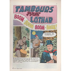 MANDRAKE ( MONDES MYSTERIEUX ) N°155. Tambours pour Lothar, 14 mars 1968 - Ed. des Remparts - TBE
