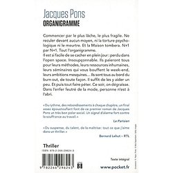 Organigramme ( Jacques PONS ) - Poche