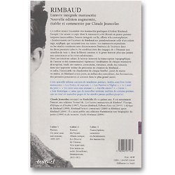 Rimbaud - L'oeuvre intégrale manuscrite ( Claude JEANCOLAS ) - Coffret