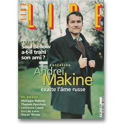 Magazine LIRE N° 292 / Février 2001 : ANDREÏ MAKINE exalte l'âme russe - Très bon état