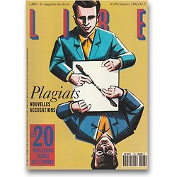Magazine LIRE N° 196 / Janvier 1992 : PLAGIATS : nouvelles accusations - Très bon état