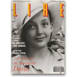 Magazine LIRE N° 193 / Octobre 1991 : La vraie vie de MARGUERITE DURAS - Très bon état