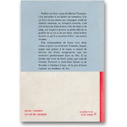 Le vol du vampire - Notes de lecture ( Michel TOURNIER ) - Grand Format