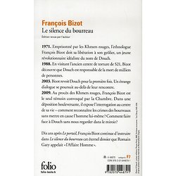 Le silence du bourreau ( François BIZOT )