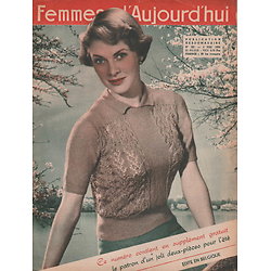 Femmes d'Aujourd'hui, N°261 (4 Mai 1950) - Magazine vintage COMPLET, avec patrons