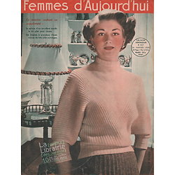Femmes d'Aujourd'hui, N°247 (26 Janvier 1950) - Magazine vintage COMPLET, avec patrons
