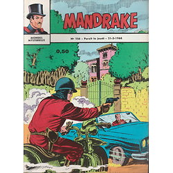 MANDRAKE ( MONDES MYSTERIEUX ) N°156. La statue somnambule, 21 mars 1968 - Ed. des Remparts - TBE