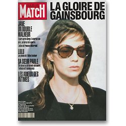 PARIS MATCH n° 2182 (21 mars 1991) : La gloire de Gainsbourg - Magazine souple