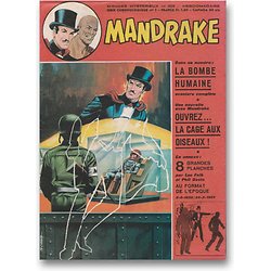 MANDRAKE ( MONDES MYSTERIEUX ) N°355 - Complet avec ses 8 Grandes Planches du dimanche