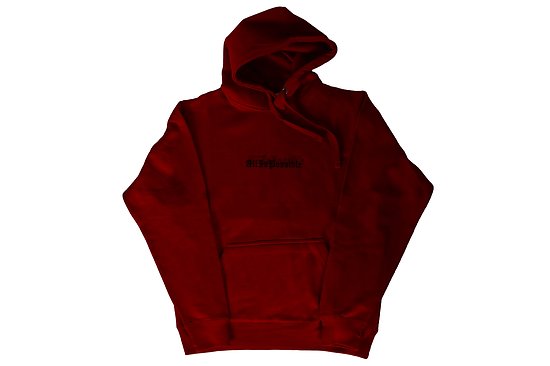 All is Possible Hoodie Gothic Rouge