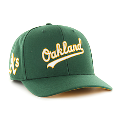 47 Brand Cap MLB Oakland Athletics Replica Script MVPDP Dark Green