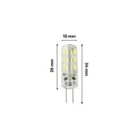 LAMPE LED 12V 1.5W G4 BLANC FROID 6000-6500°K 120 LUMENS (EQUIVALENT 10W)