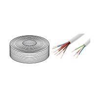 BOBINE 100 METRES CABLE YTDY 6X0,5mm BLANC