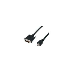 CORDON HDMI MALE / DVI-D MALE 10 METRES VALUELINE