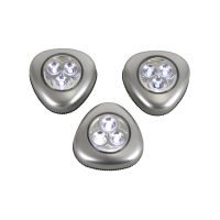 3 LAMPES LED AUTOADHESIVES - (3 X LR03 / AAA)