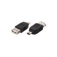 ADAPTATEUR USB A FEMELLE / MINI USB B 5 PINS MALE (6080)