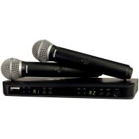 SYSTEME HF DOUBLE MAIN PG58 SHURE