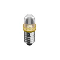 LAMPE LED 12Vcc 20MA E10 JAUNE (6080)