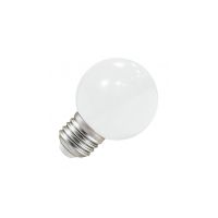 LAMPE LED 230V 1W E27 BLANC CHAUD 3000°K 45X70mm 160°