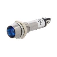 VOYANT LED BLEU 12Vcc METAL 8.2mm IP40 (6080)
