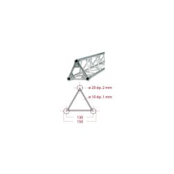 STRUCTURE TRIANGULAIRE 150mm 2 METRES ASD