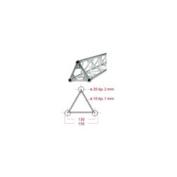 STRUCTURE TRIANGULAIRE 150mm 0.70 METRE ASD