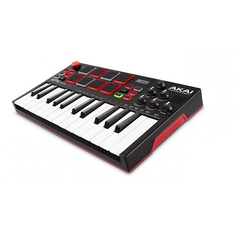 CLAVIER USB 25 NOTES 128 SONS + PADS AKAI