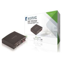 CONVERTISSEUR HDMI FEMELLE > VGA + AUDIO FEMELLE KONIG