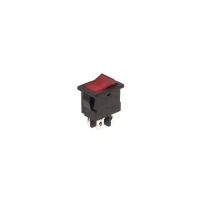 INTER A BASCULE 3A 250V ON-OFF AVEC TEMOIN ROUGE (6080)