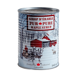 Amber maple syrup - Metal Cane