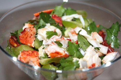 Salade de homards