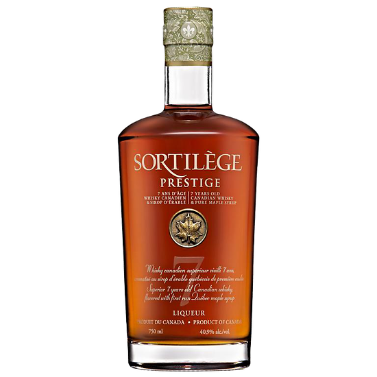 Sortilège Prestige - Liqueur de Whisky 7 ans d'âge et sirop d'érable