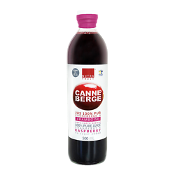 100% pure juice Cranberry & Raspberry