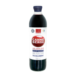 100% pure juice Cranberry & Wild Blueberry