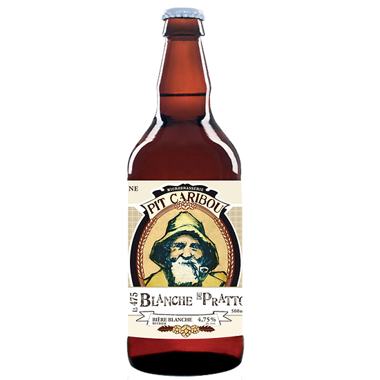 Bière Pit Caribou - 475 Blanche de Pratto