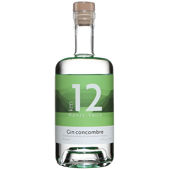 Gin Km12 Concombre - MONTS-VALIN