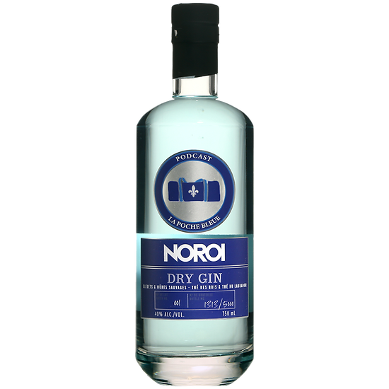 Gin aux bleuets & mûres sauvages - Distillerie Noroi